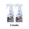 Bite Stop Spray - 250ML - 2 stuks - stop bijten en kauwen - bittere smaak - hond - kat - konijn - knaagdier