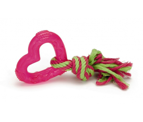 TPR Dog toy Love heart