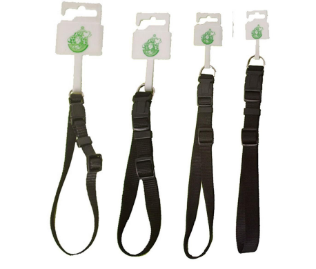 Nylon Halsband - Zwart