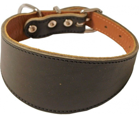 Whippet halsband gevoerd - donkerbruin Whippet halsband gevoerd - donkerbruin