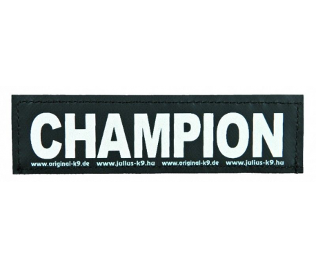 Julius-K9 velcro sticker Champion Julius-K9 velcro sticker Champion
