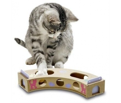 Smart cat bocht met ratelbal Smart cat bocht met ratelbal
