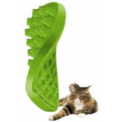 Pet+Me cat long hair brush (groen)
