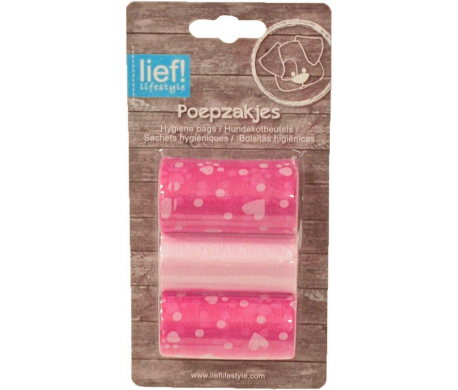 Lief! Girls Poepzakjes - 3 Rollen Lief! Girls Poepzakjes - 3 Rollen