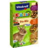 Vitakraft Kräcker Konijn 3 in 1 Bosbessen/Honing/Popcorn