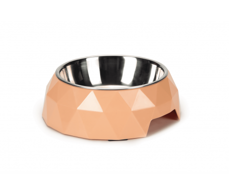 Melamine eetbak Diamond hond roze Melamine eetbak Diamond hond roze