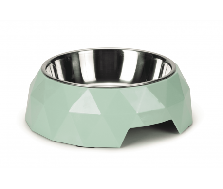 Melamine eetbak Diamond hond groen Melamine eetbak Diamond hond groen