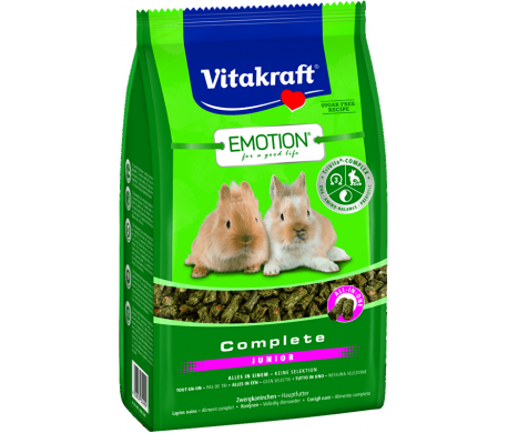 Vitakraft Emotion Complete Junior Dwergkonijn Vitakraft Emotion Complete Junior Dwergkonijn