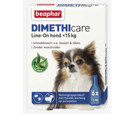 Dimethicare Line-on hond minder dan 15kg Dimethicare Line-on hond minder dan 15kg
