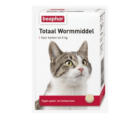 Beaphar Totaal Wormmiddel Kat Beaphar Totaal Wormmiddel Kat