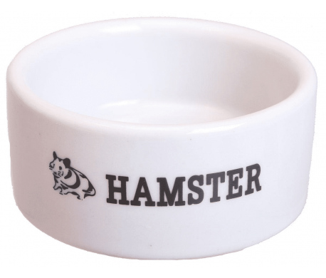 Hamster eetbak steen wit Hamster eetbak steen wit