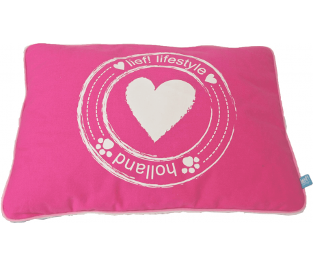 Lief! Girls Kussen 2-zijdig met print
