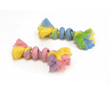 Flossytouw met rubberen ringen Flossytouw met rubberen ringen