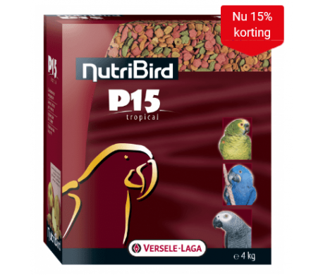 Nutribird P15 tropical 4kg Nutribird P15 tropical 4kg