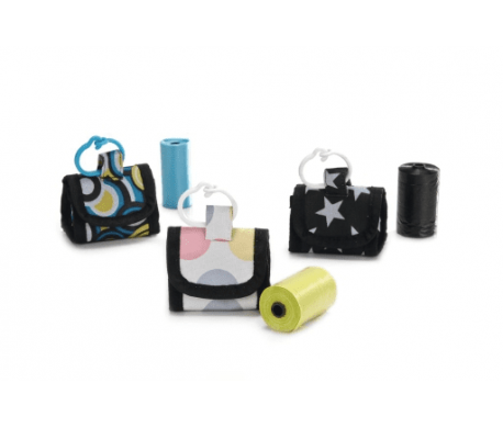 Nylon Poepzaktas met Zakjes Nylon Poepzaktas met Zakjes