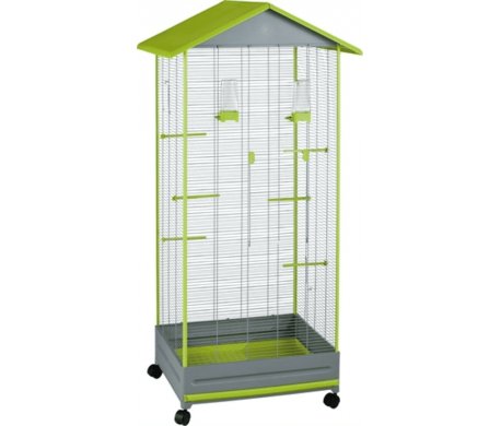 Volière Voltrega 430 grijs/groen Volière Voltrega 430 grijs/groen
