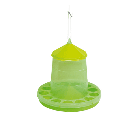 Pluimvee voertoren 2 kg groen Pluimvee voertoren 2 kg groen