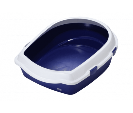 Kattenbak Space met rand 56x70cm blauw Kattenbak Space met rand 56x70cm blauw