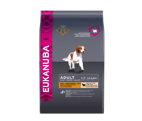 Eukanuba Small/Medium adult lamb & rice Eukanuba Small/Medium adult lamb & rice