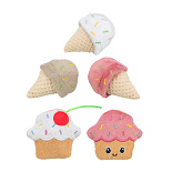 TRIXIE Kattenspeelgoed Ijs en Cupcake Catnip Assorti