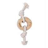 Quapas! Coffeewood Knotted Pull Ring S