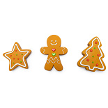 Beeztees Kerst Gingermen/Kerstboom/Ster Assorti