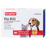 Beaphar Vlo Kill+ kat en hond tot 11 kg 6 st