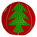 Hondenspeelgoed kerstbal Ø 10 cm