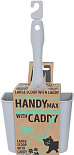 Moderna kattenbakschep Handy Max en Caddy Recycled Warmgrijs