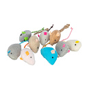 TRIXIE Kattenspeelgoed Muis Pluche Catnip 5 cm