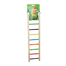 Vogelspeelgoed Ladder 9-Traps Gekleurd 54 cm
