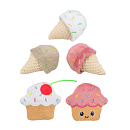 TRIXIE Kattenspeelgoed Ijs en Cupcake Catnip Assorti