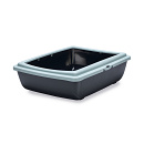 Beeztees Kattenbak Juliet Eco Lichtblauw/Zwart