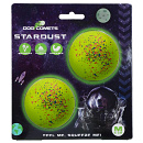 Dog Comets Ball stardust Groen M 2 st