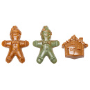Beeztees Kerstmix Gingerbread Man/Huisje Assorti