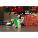 Beeztees Kattenspeelgoed Kerstbel met Veer Groen