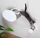 TRIXIE relax krabton voor aan de muur wit/grijs