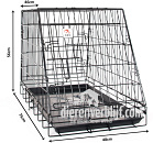 Autobench Zwart <br>78 x 49 x 57 cm