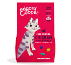 Edgard & Cooper kattenvoer Senior Kip en Kalkoen 2 kg