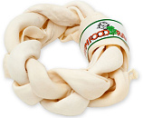 Farm Food Rawhide Dental gevlochten ring M