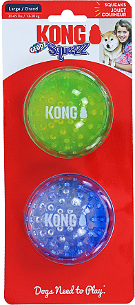 Kong Squeez Geods Bal Assorti L 2 st