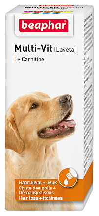 Beaphar Multi-Vit hond met carnitine 50 ml
