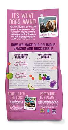 Edgard & Cooper hondenvoer Adult hert en eend 7 kg