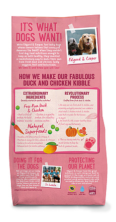 Edgard & Cooper hondenvoer Puppy eend en -kip 7 kg