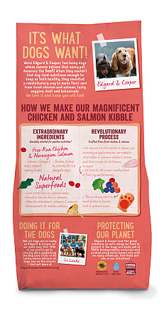 Edgard & Cooper hondenvoer Senior kip en zalm 7 kg