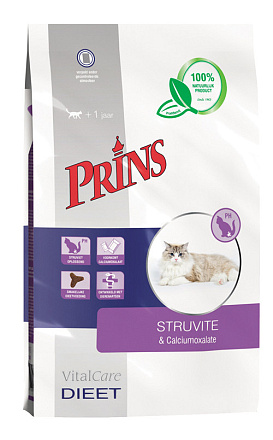 Prins Vitalcare Dieet Struvite & Calciumoxalate 1,5 kg
