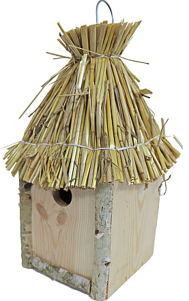 Boon Mezenkast Vierkant met Stro Dak