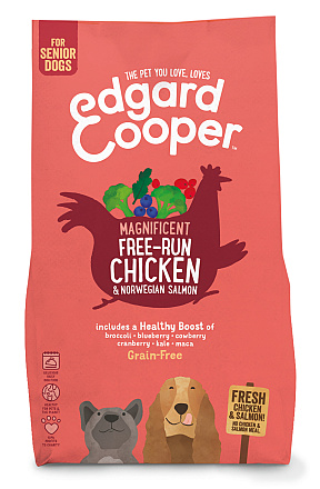 Edgard & Cooper hondenvoer Senior kip en zalm 2,5 kg