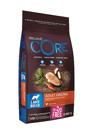 Wellness CORE hondenvoer Large Breed Adult 10 + 2 kg