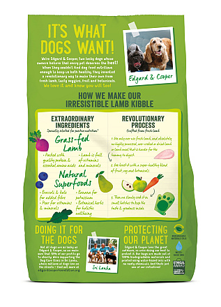 Edgard & Cooper hondenvoer Adult graslam 700 gr